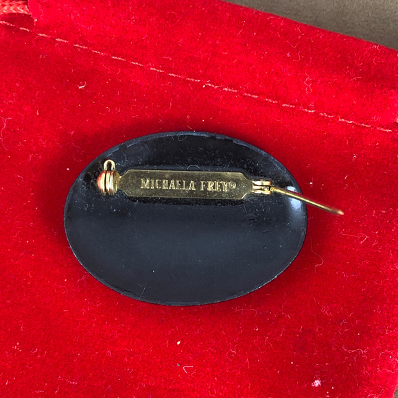 Vintage Michaela Frey Wille Broach Modern Art Deco - Picture 3 of 6